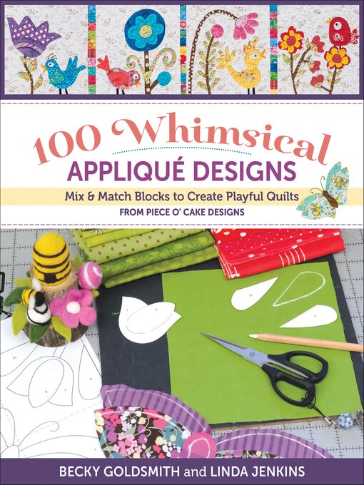 Cover image for 100 Whimsical Applique Designs